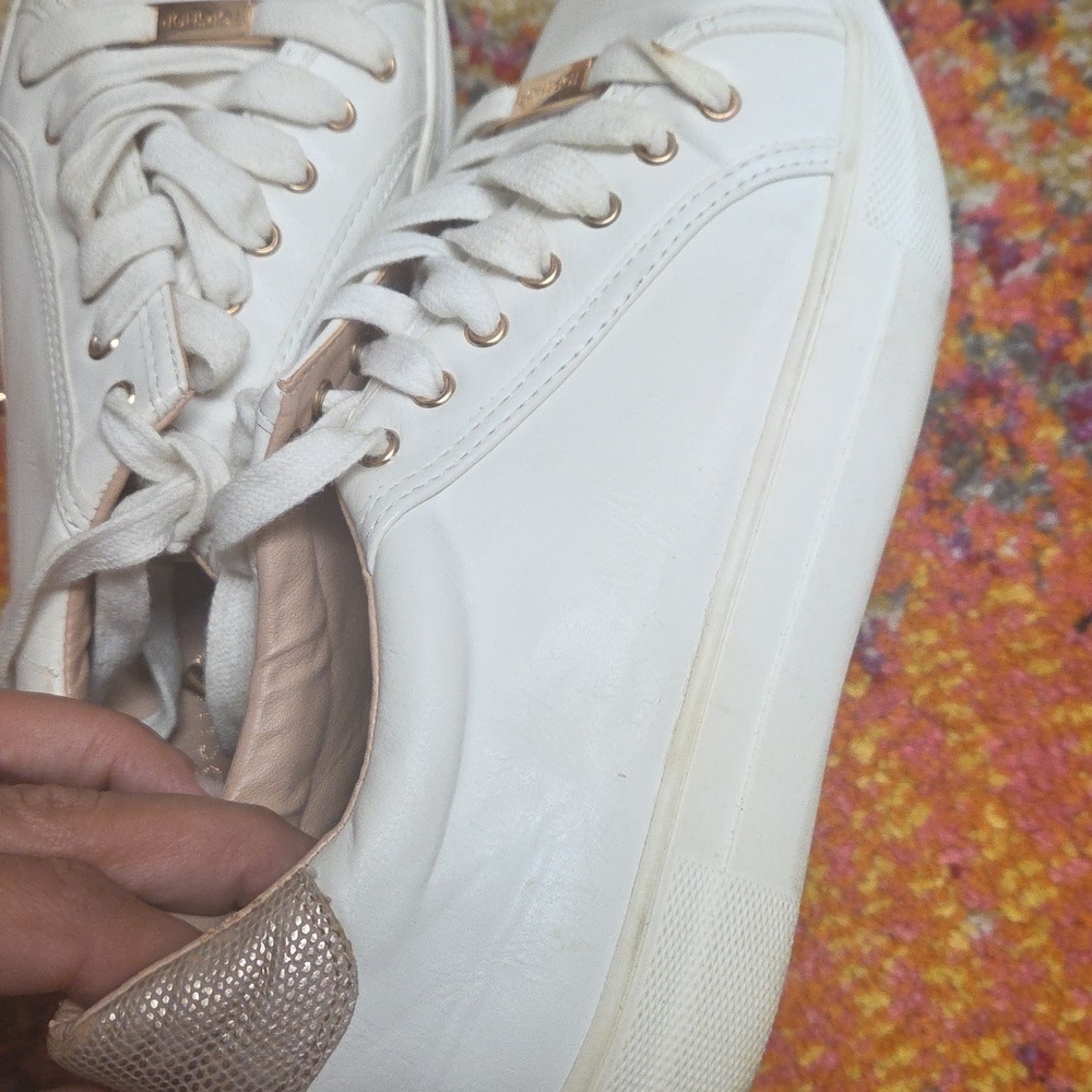 Topshop Rose Gold Sneakers - Picture 3 of 8